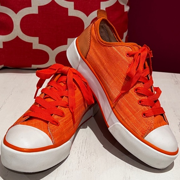 UGG Orange Denim Women's Sneakers - Picture 8 of 11